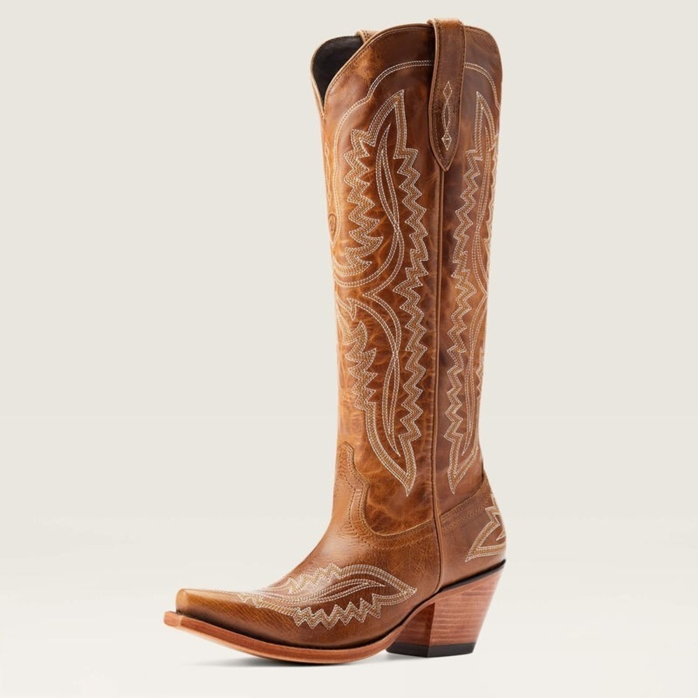 Ariat® (Women's 10 B) Cassanova™ X Toe 16" Western Boot, Shades of Grain - $280